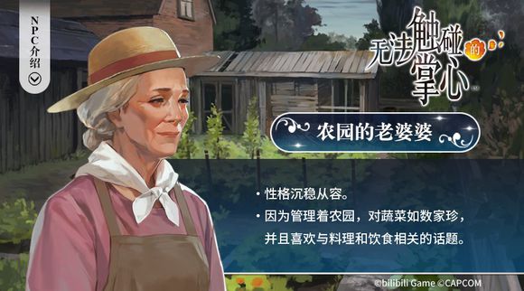无法触碰的掌心农园的老婆婆角色介绍 NPC角色图鉴一览