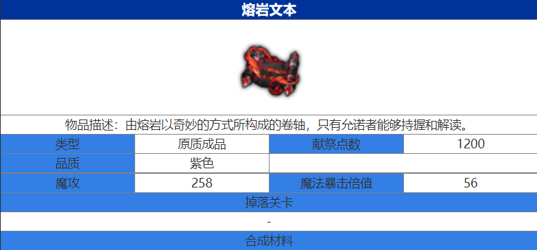 魔女兵器熔岩文本怎么获得 熔岩文本材料合成获得攻略