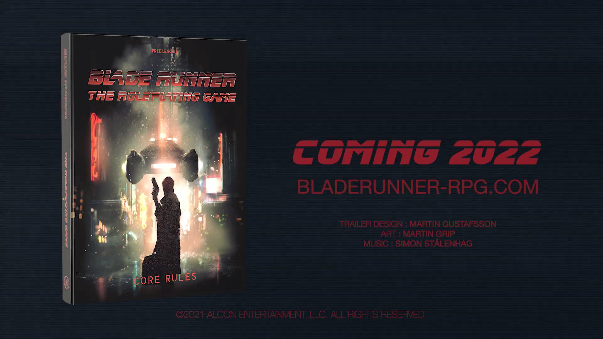 经典电影《银翼杀手》改编桌面RPG公布 2022年发售