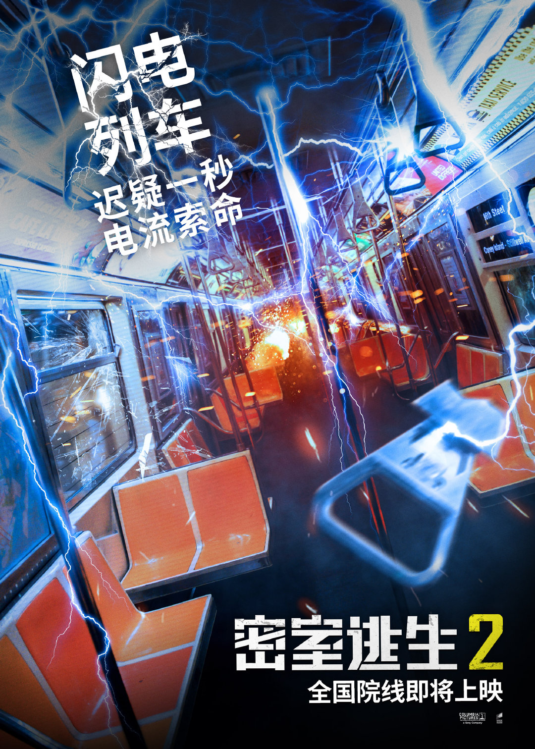 电影《密室逃生2》关卡预告 四张关卡宣传海报公布