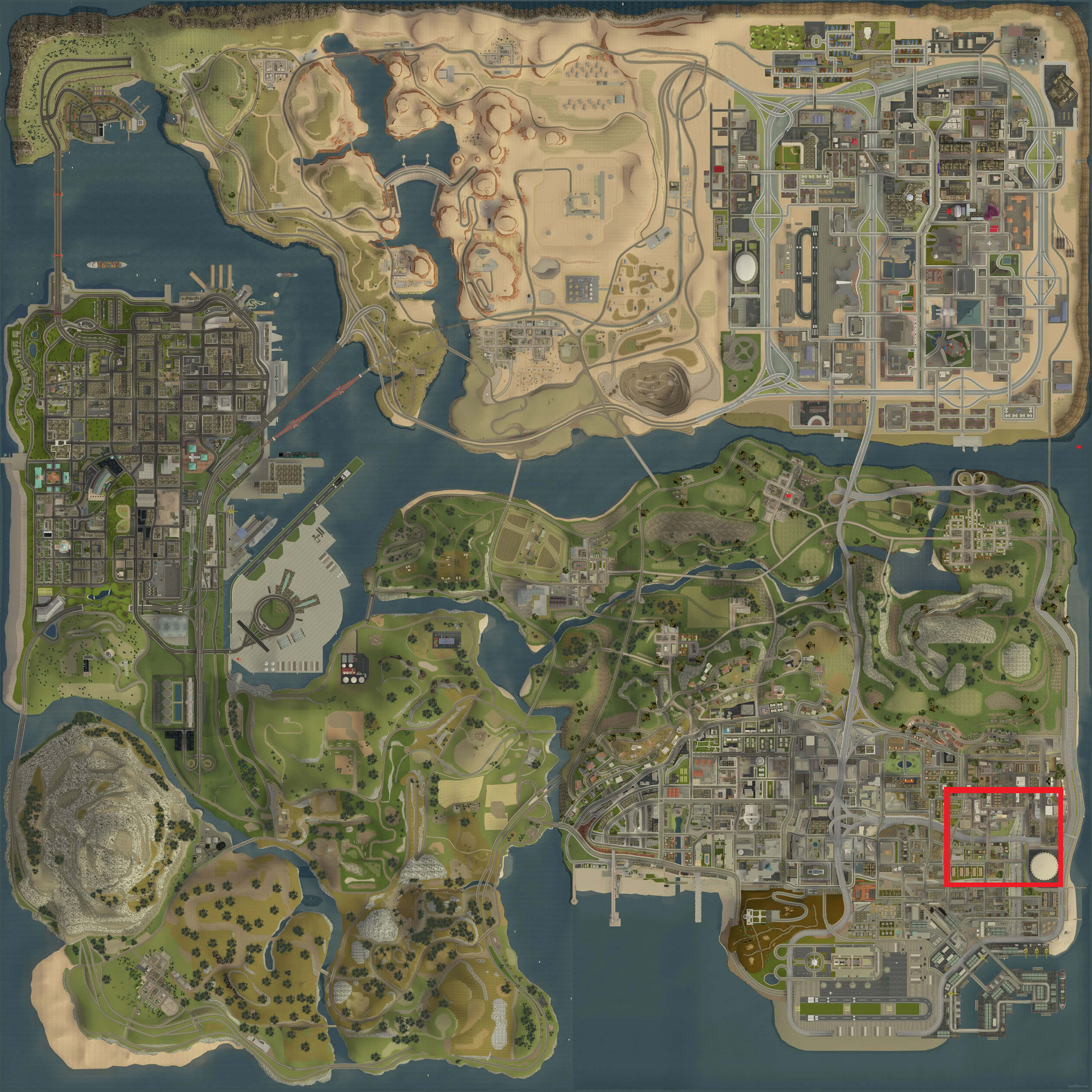 有人利用《孤岛惊魂5》地图编辑器 重制《GTA：SA》