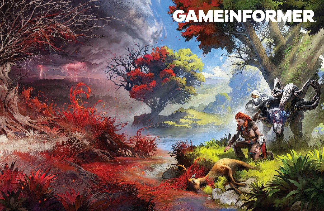 GameInformer发布《地平线：西之绝境》主视觉封面图