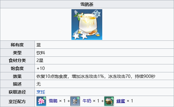 《幻塔》雪鹃茶制作方法分享