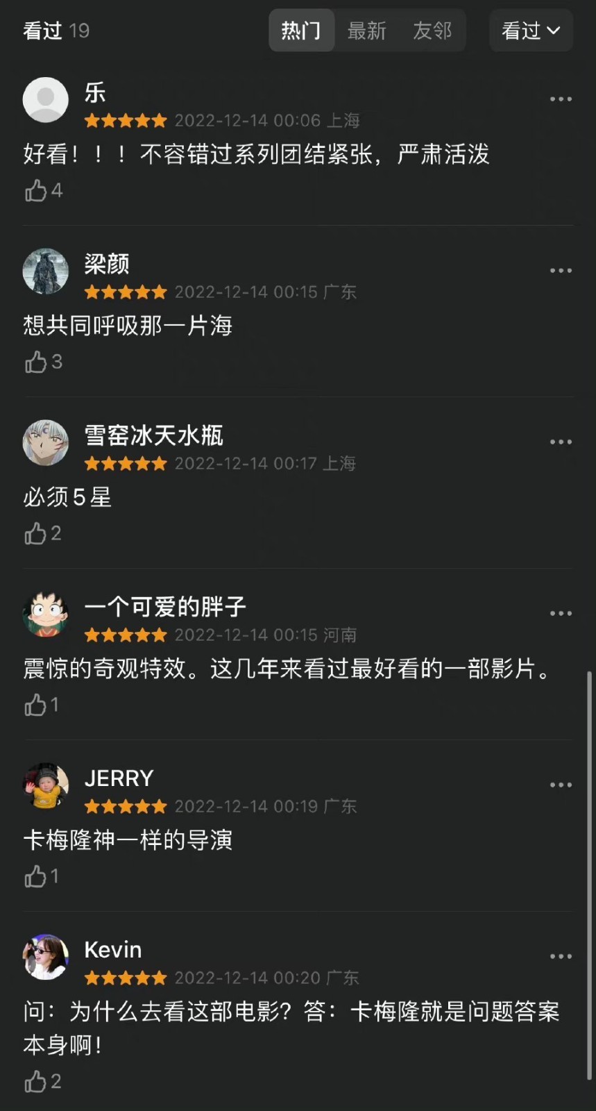 《阿凡达2》口碑解禁：IGN 8分豆瓣开分8.5分