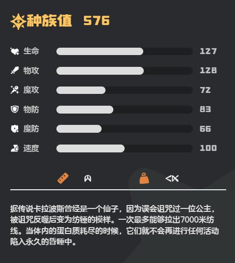 洛克王国世界精灵图鉴：卡拉波斯