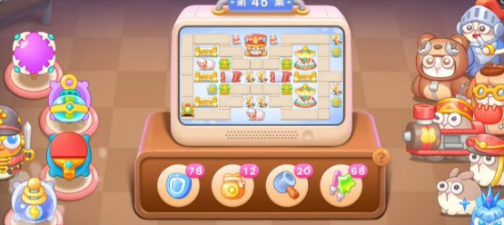 保卫萝卜4胡桃夹子第46关三星流程攻略