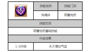 《梦幻西游》手游拘魂诀技能属性图鉴教程