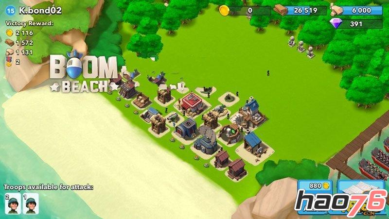 海滩混战Boom Beach7本阵型推荐图